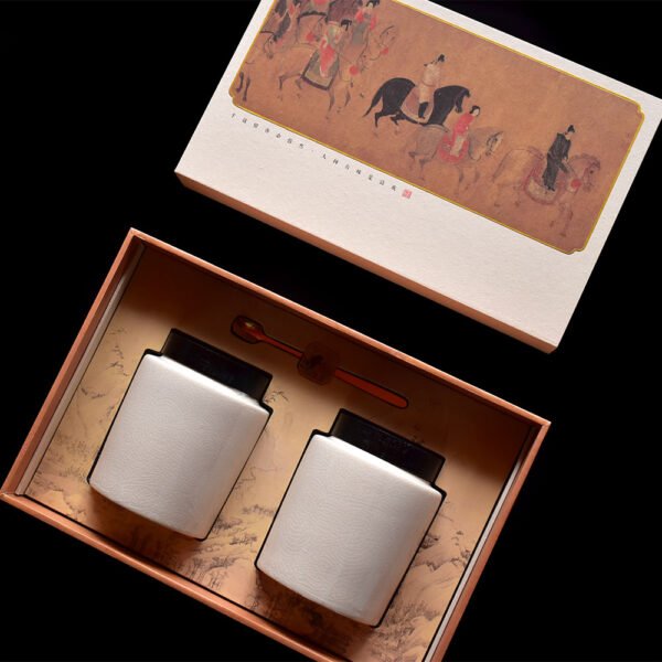 Elegant Double Canister Ceramic Gift Set