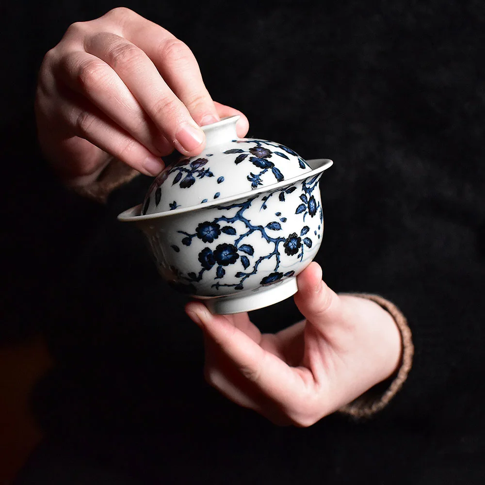 Hand Painted Duck Gaiwan