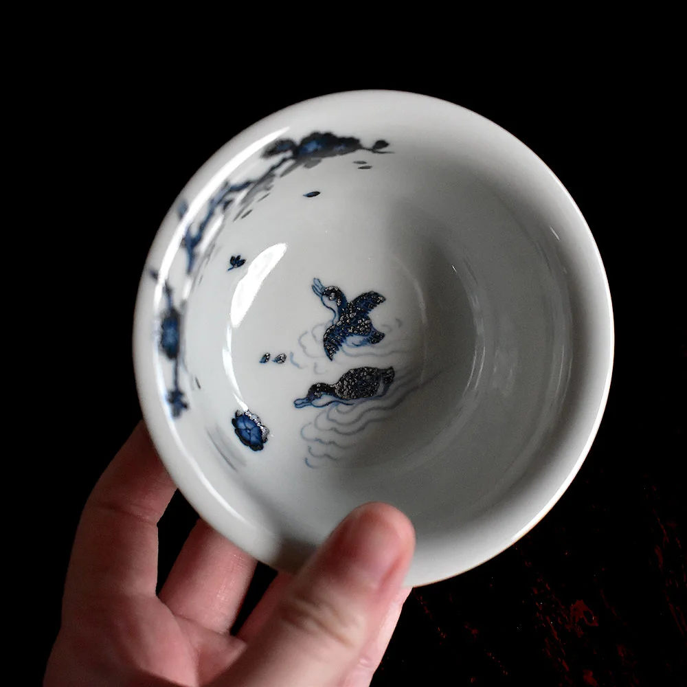 Hand Painted Duck Gaiwan