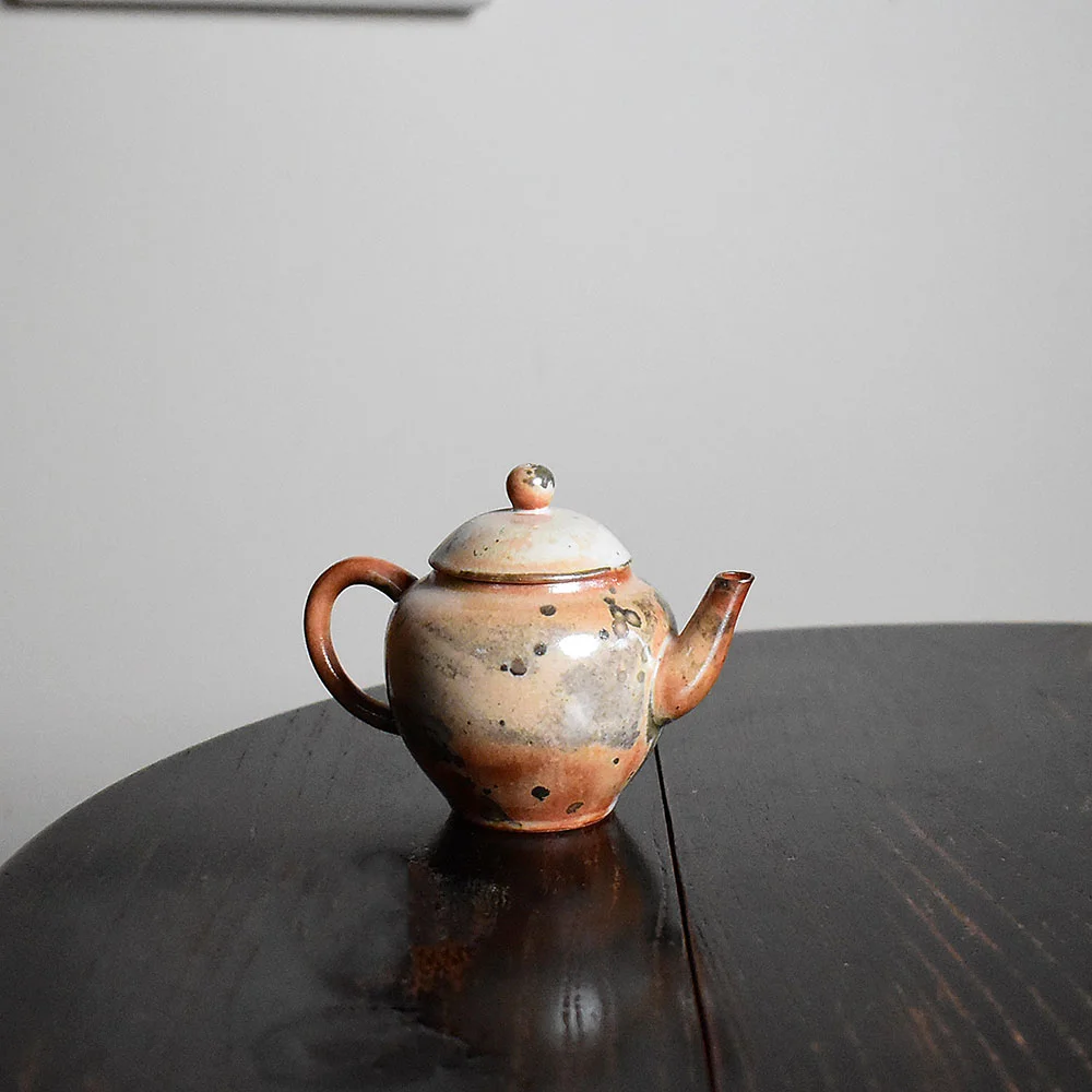 Ink Wash Wood-Fired Kiln Altered Dezhong Teapot