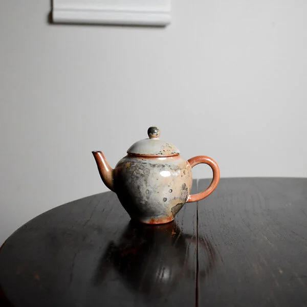 Ink Wash Wood-Fired Kiln Altered Dezhong Teapot